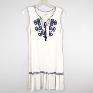 Lovestitch | White Boho Sleeveless Dress-H9